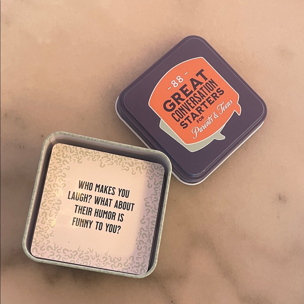 88 Great Conversation Starters Tin by Karen Stubbs